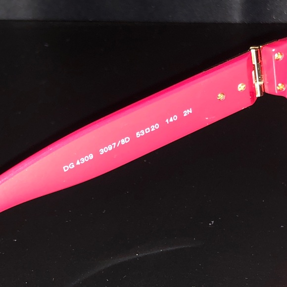 Red Dolce & Gabbana DG4309 Sunglasses - Picture 6 of 9